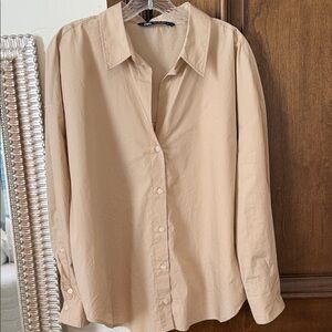 Zara Light Tan Shirt